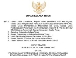 Memutus Mata Rantai Virus Polio Bupati Koltim Terbitkan SE